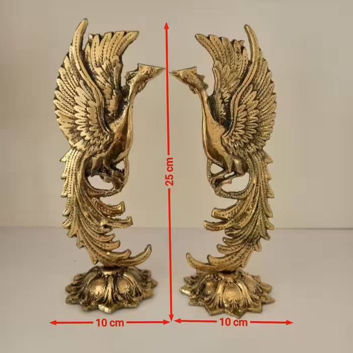 استند سیمرغ پایه سنگین برنز