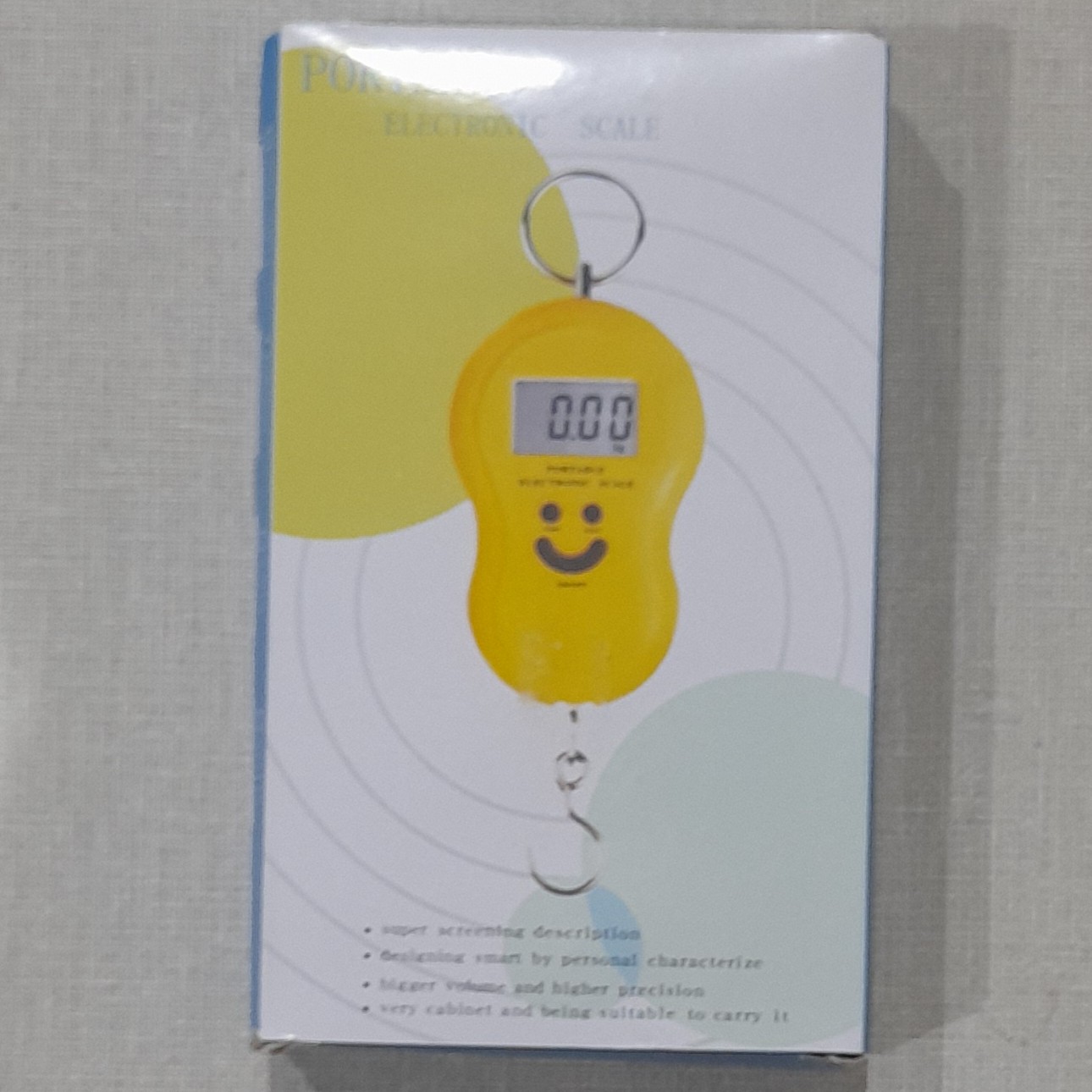 ترازو دیجیتال 50 کیلوگرمی زرد