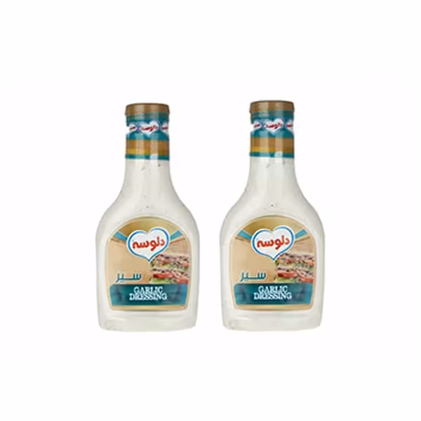سس سیر دلوسه - 480 گرم بسته 2 عددی
