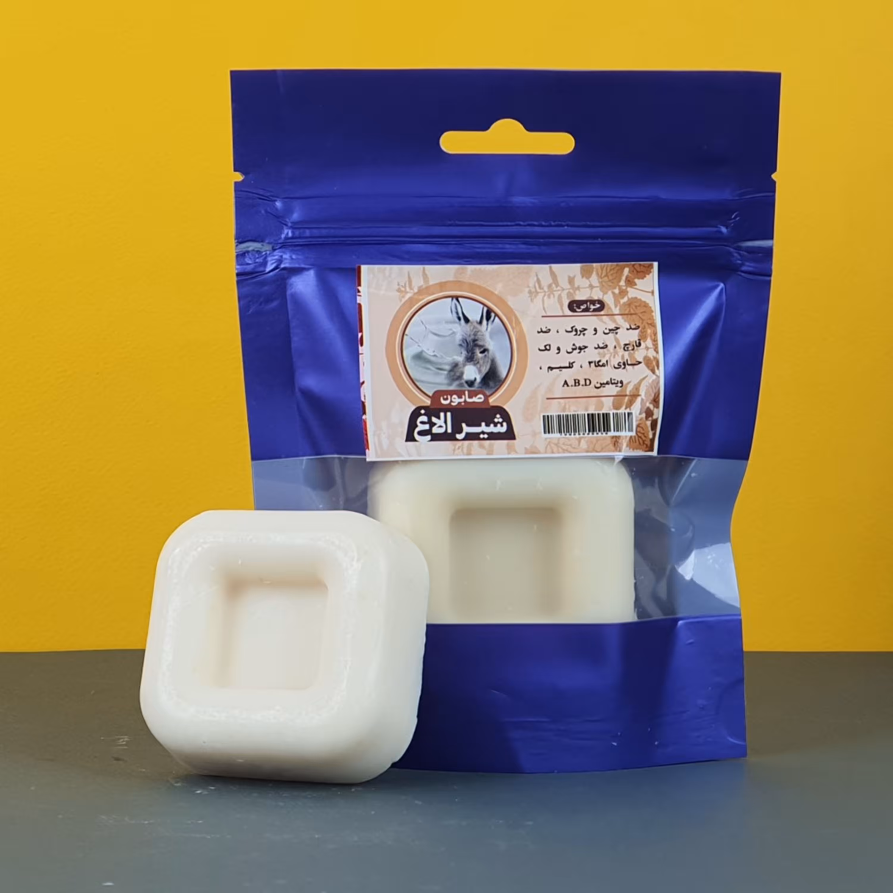 صابون های سیلیکونی شیر الاغ 50 گرمی عطش رویال