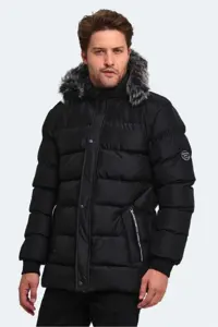 کاپشن مشکی مردانه کت HECK ST23JE027 500 اورجینال Slazenger