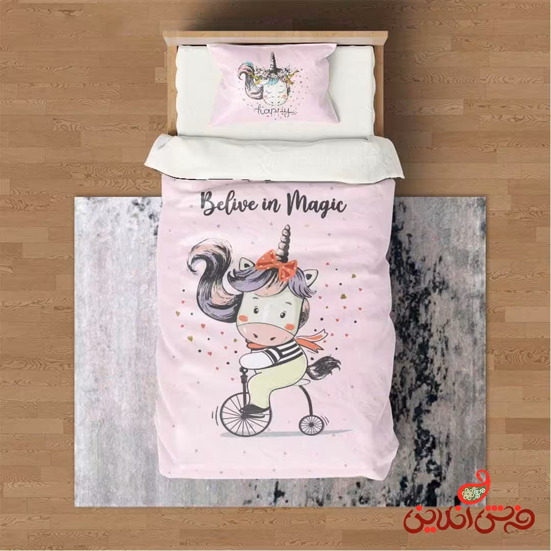 روتختی طرح اسب تک شاخ کد 3021