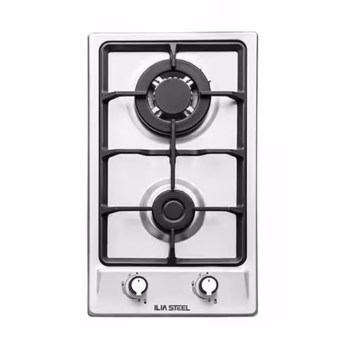 اجاق گاز دو شعله صفحه ای ایلیا استیل مدل دوشعله S201