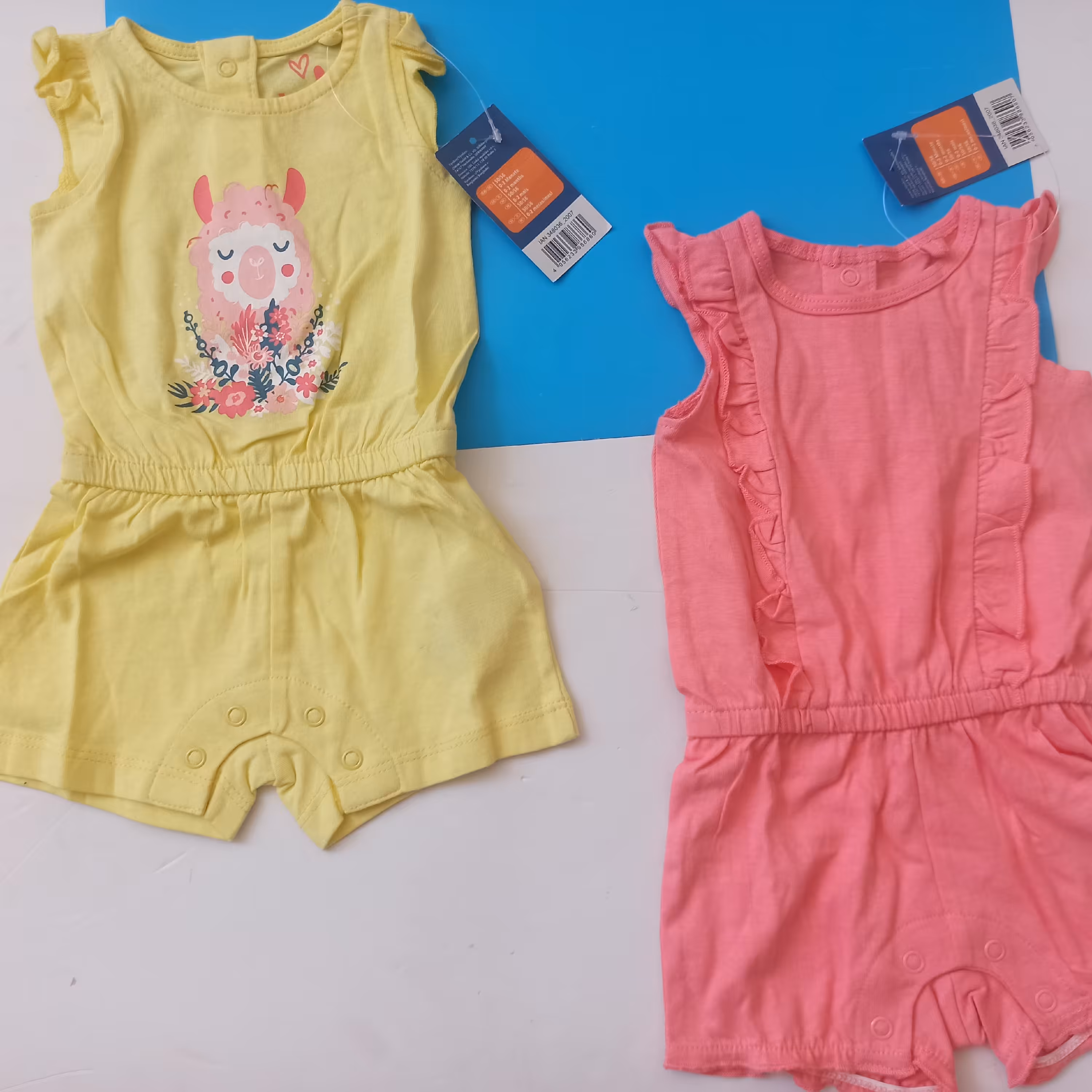 رامپر نوزادی مناسب سن 0 تا 2 ماه از برند لوپیلو المان نخ پنبه اورگانیک