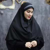 مقنعه تل دار تل سرخود نخی بروجرد قد90 با هر رنگ تلی ک بخوایین