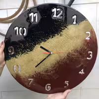 ساعت دیواری رزینی