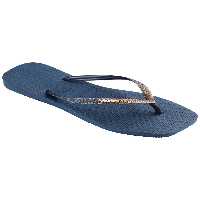دمپایی آبی زنانه توده. مربع Blue Havaianas