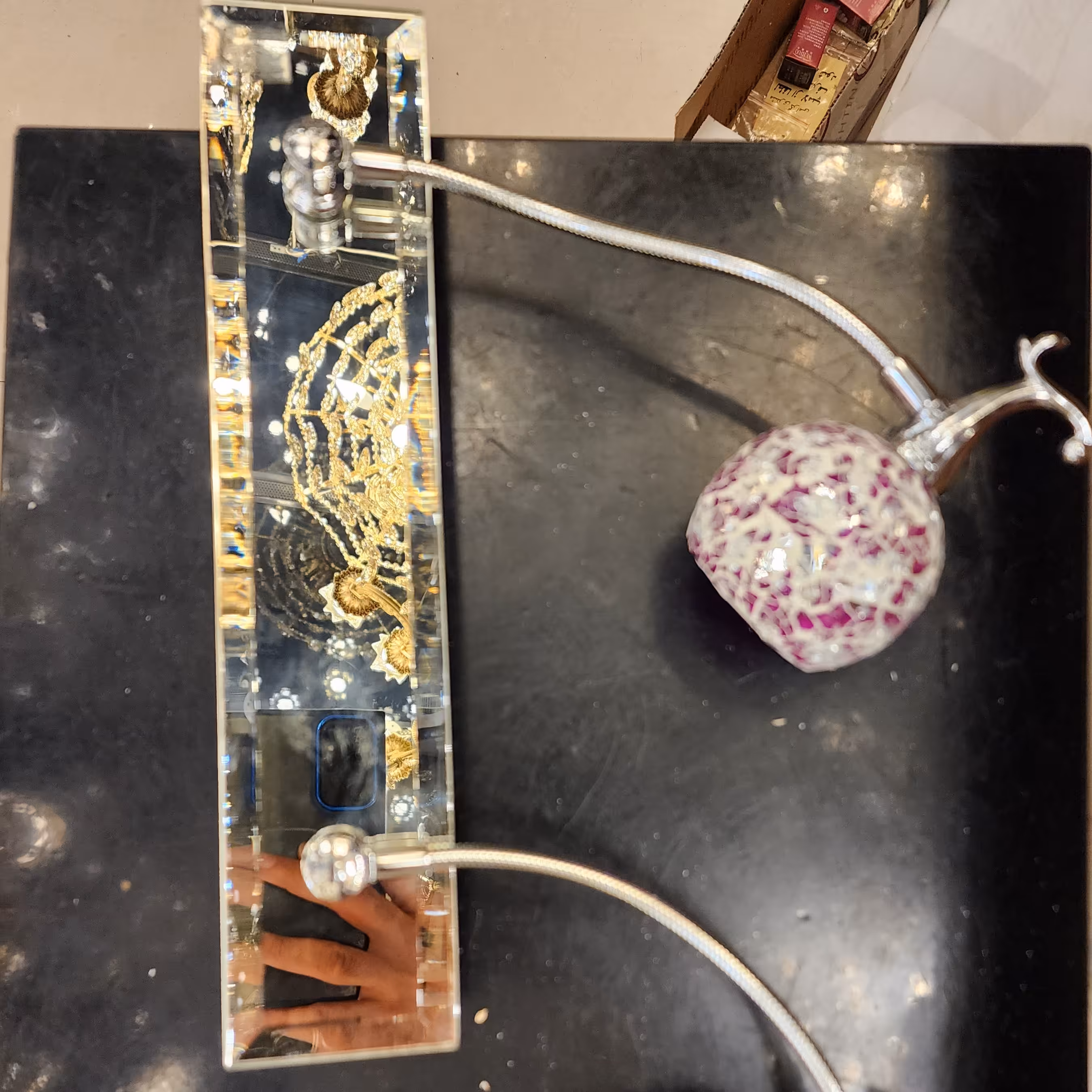 بالا آئینه ای فنری 3تایی