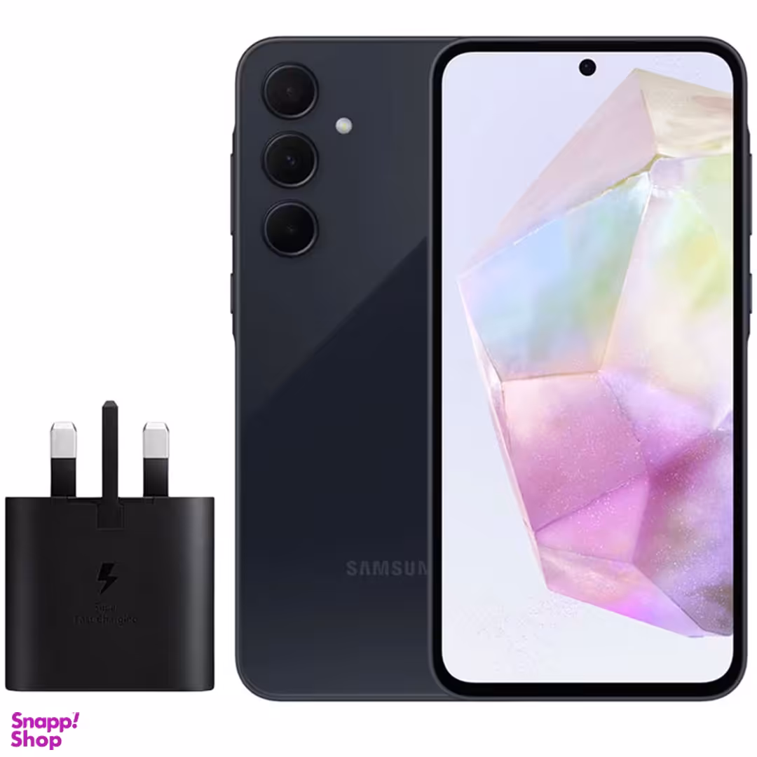 گوشی موبایل سامسونگ مدل گلکسی A35 5G دو سیم کارت ظرفیت 128 گیگابایت رم 8 گیگابایت ویتنام به همراه شارژر سامسونگ