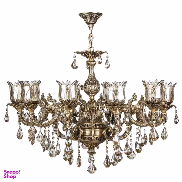 لوستر 10 شعله چشمه نور مدل M3577-5-5-A