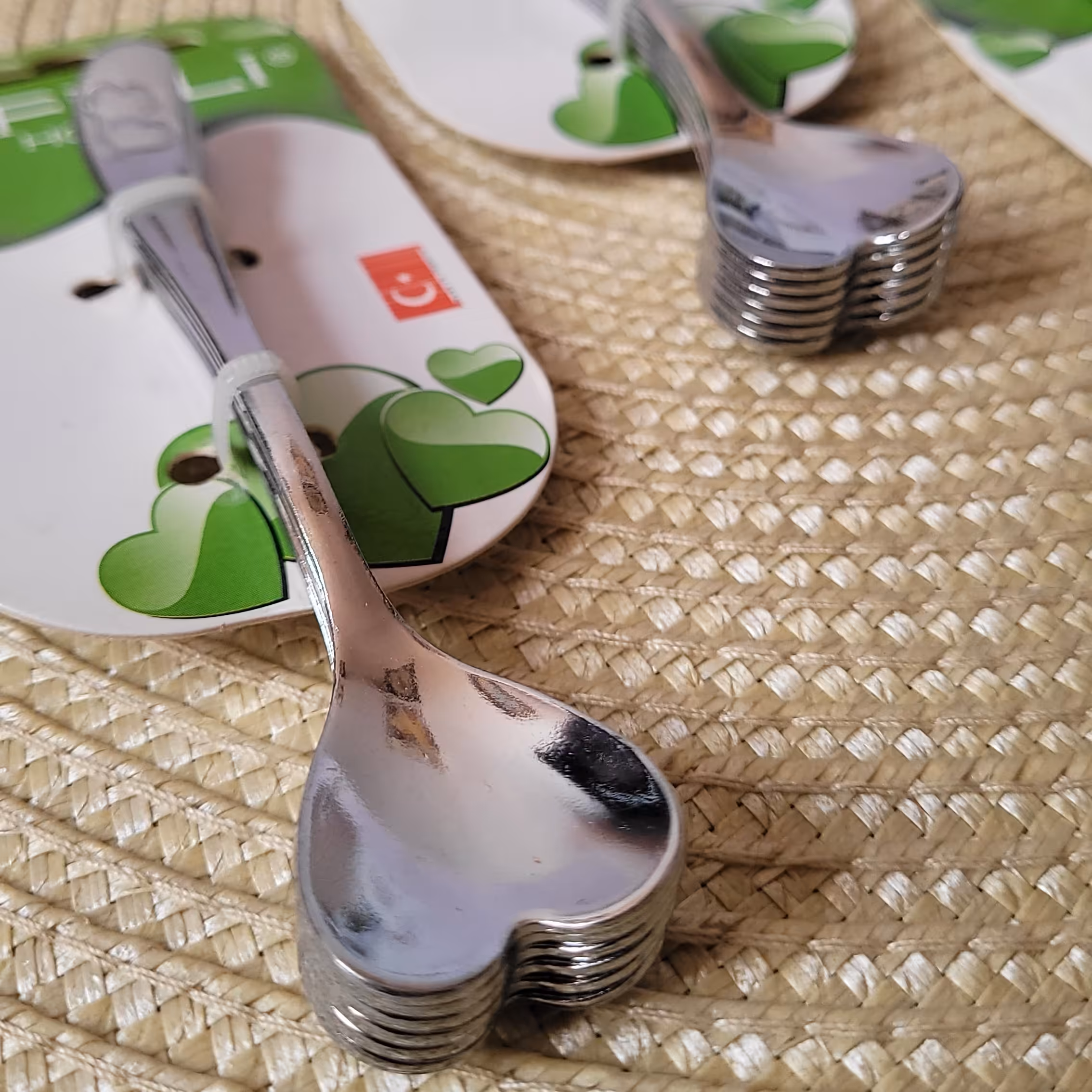 قاشق چای خوری قلبی محصول ترکیه 