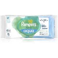دستمال مرطوب کودک پمپرز اکوا مدل Harmonie Aqua بسته 48 عددی