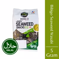 چیپس جلبک کره ای با طعم واسابی