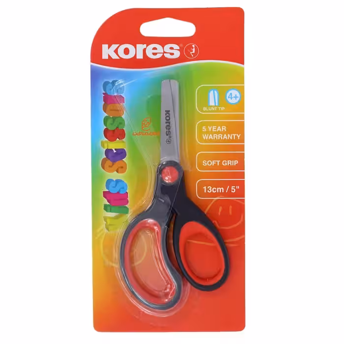 قیچی مهد 13 سانت مشکی مدل 35130 کورس KORES