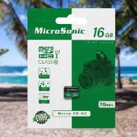 کارت حافظه microSDHC میکروسونیک مدل U1 ظرفیت 16 گیگابایت