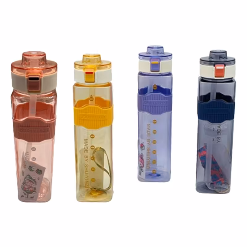 قمقمه مربع شفاف