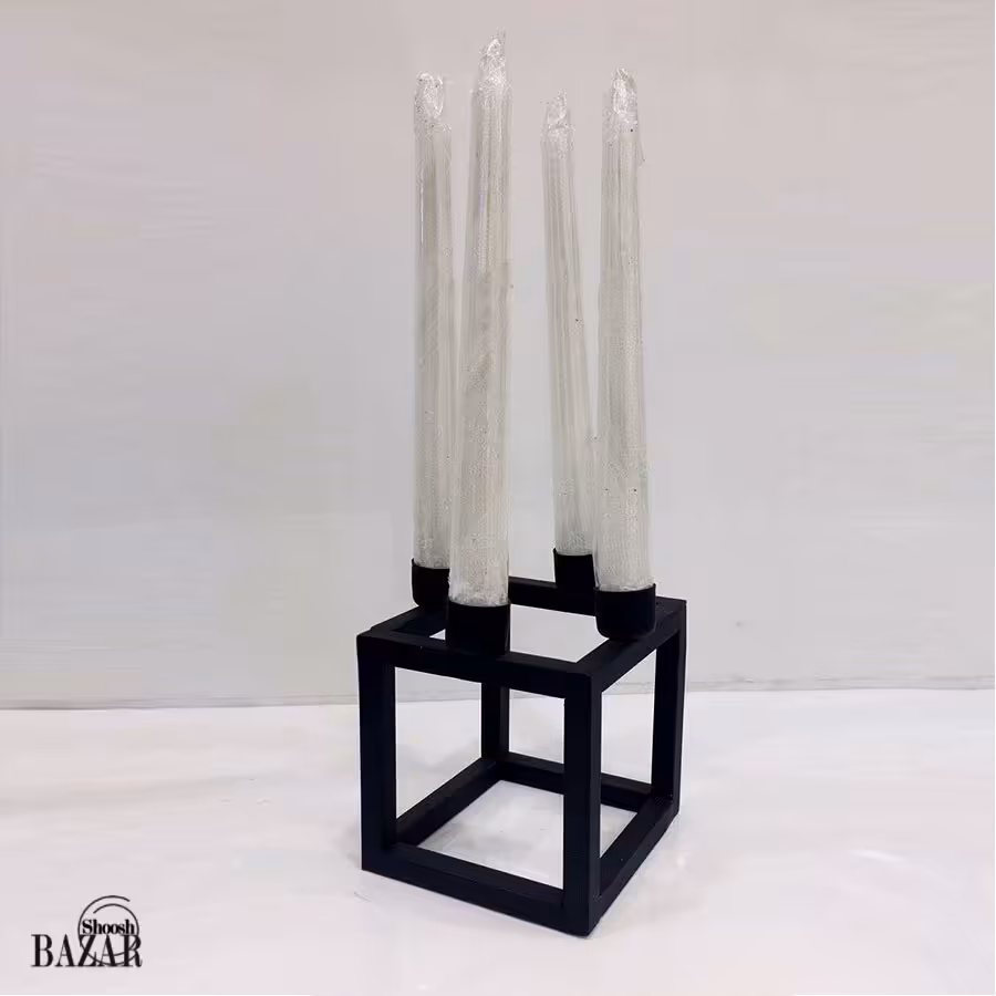 جاشمعی مکعب چهار شعله کوچک