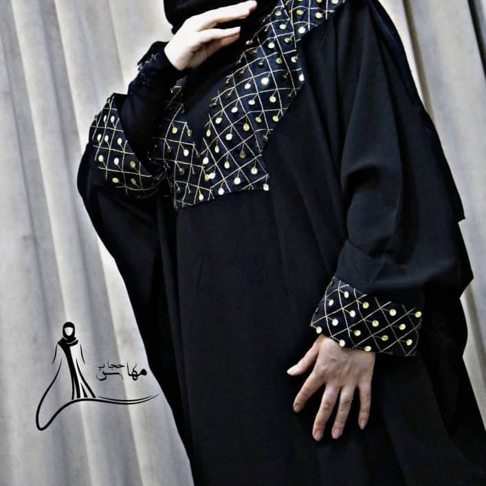 عبای زنانه با خرجکار تافته