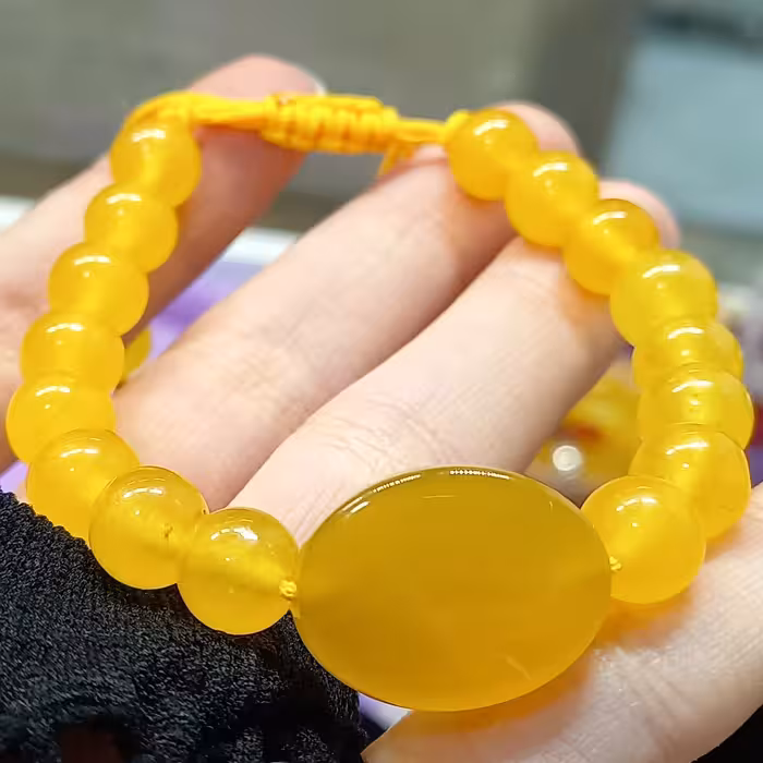 دستبند شرف الشمس طبیعی با دعا اصولی فری سایز