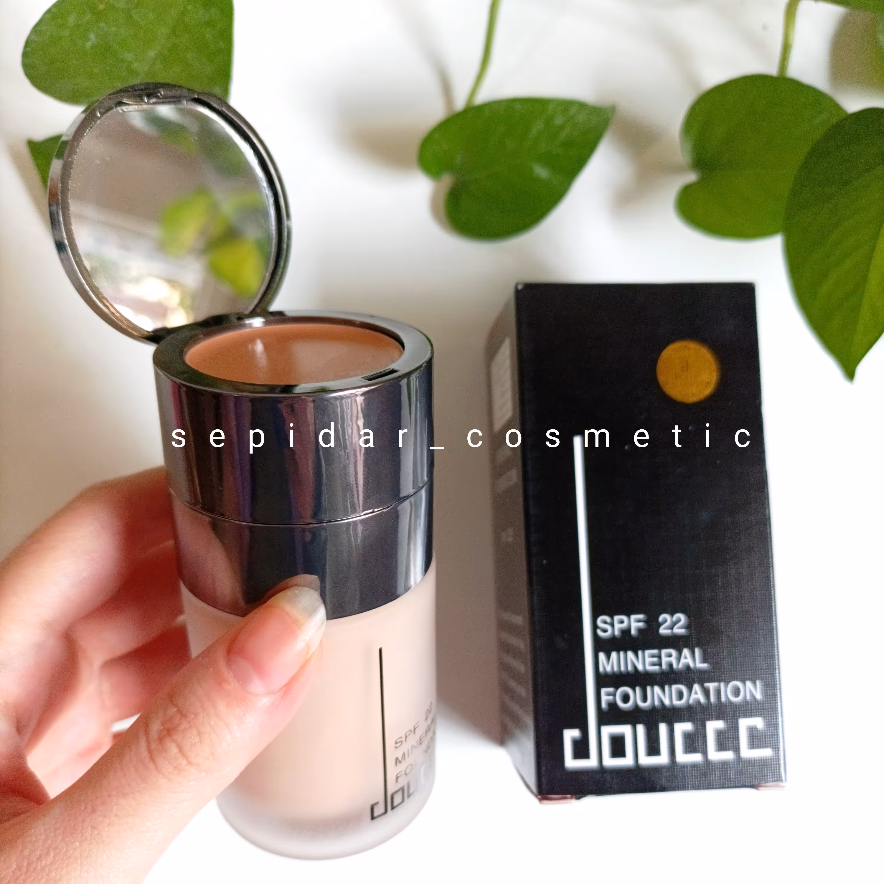 کرم پودر کانسیلر دار دوسه دارای ضد آفتاب (spf22) کد 22 پوست متوسط