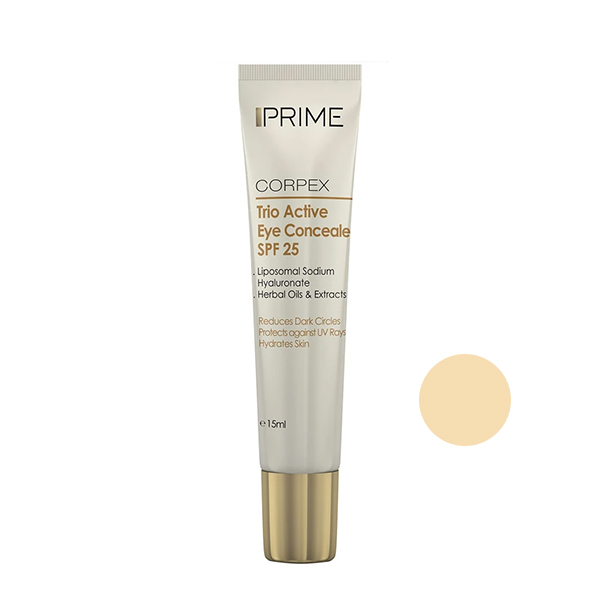 کانسیلر دور چشم پرایم مدل بژ روشن SPF25 حجم 15mL