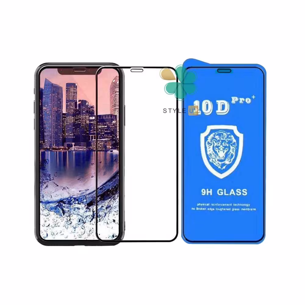 گلس تمام صفحه گوشی ایفون Apple iPhone X / XS مدل 10D Pro