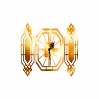 ساعت دیواری سه تیکه آینه ای