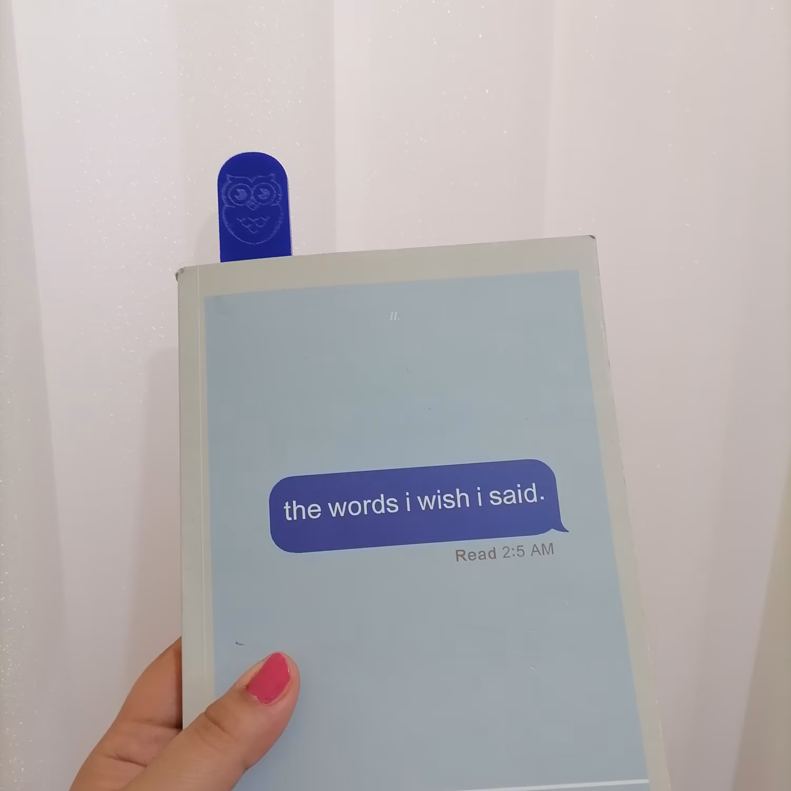 بوک مارک(نشان کتاب) طرح  جغد کد 101