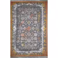 فرش ماشینی افرند طرح پتینه 500 شانه کد 6605 (شش متری)