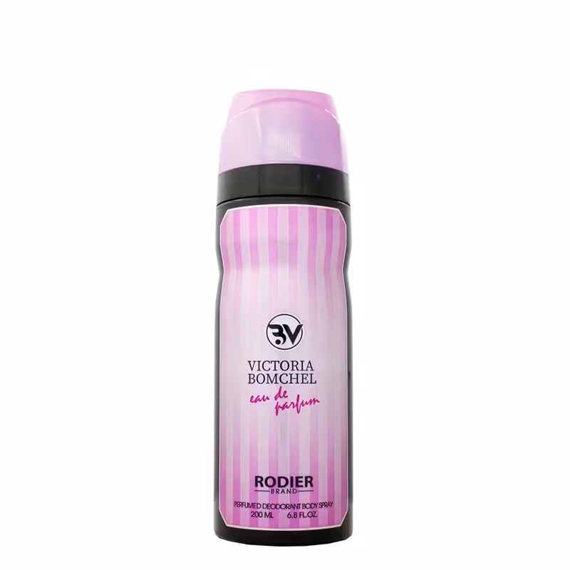 اسپری خوشبو کننده بدن زنانه رودیر مدل Victoria Bomchel حجم 200 میلی لیتر