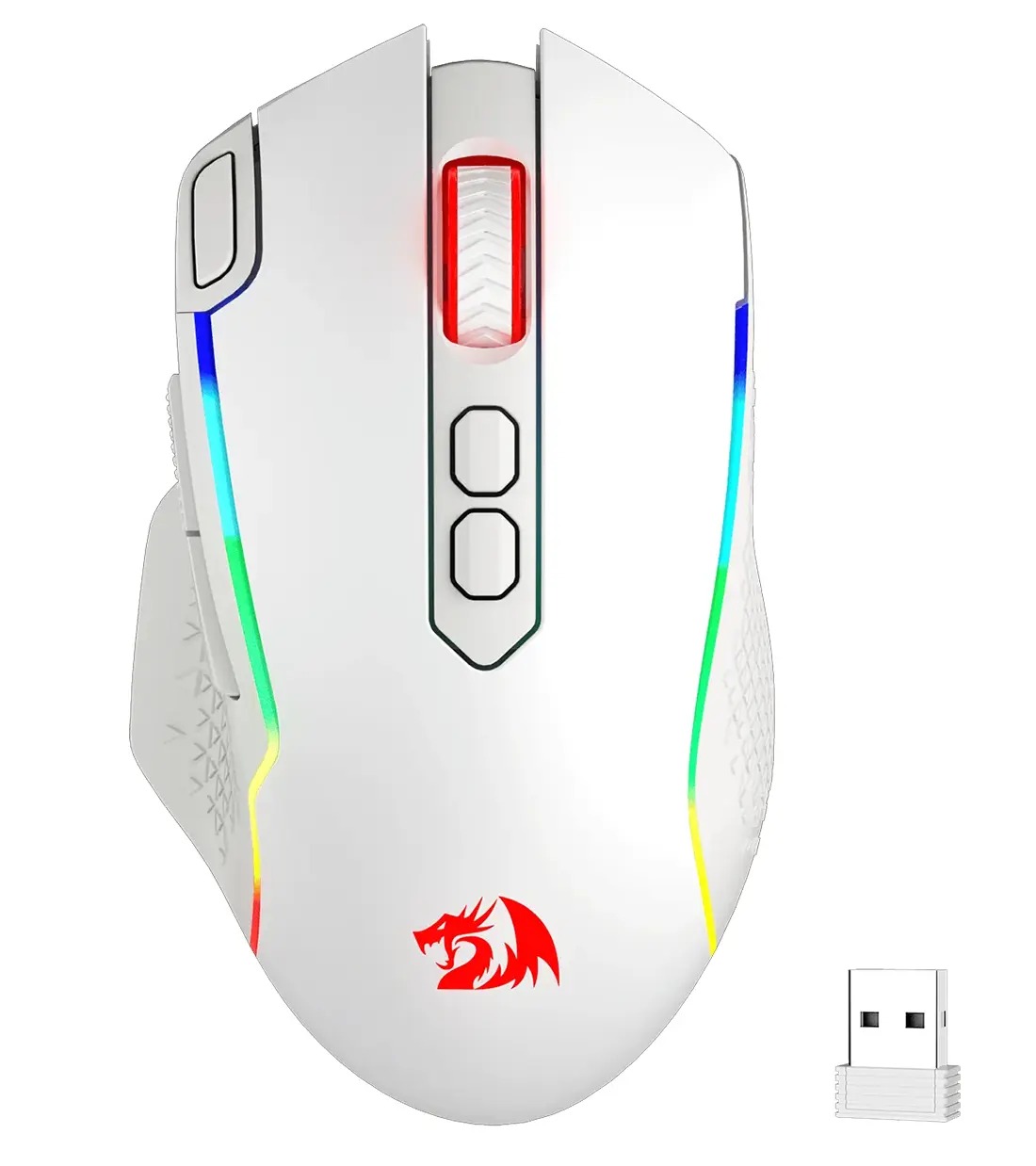 خرید موس گیمینگ Redragon TAIPAN PRO M810 PRO White با بهترین قیمت