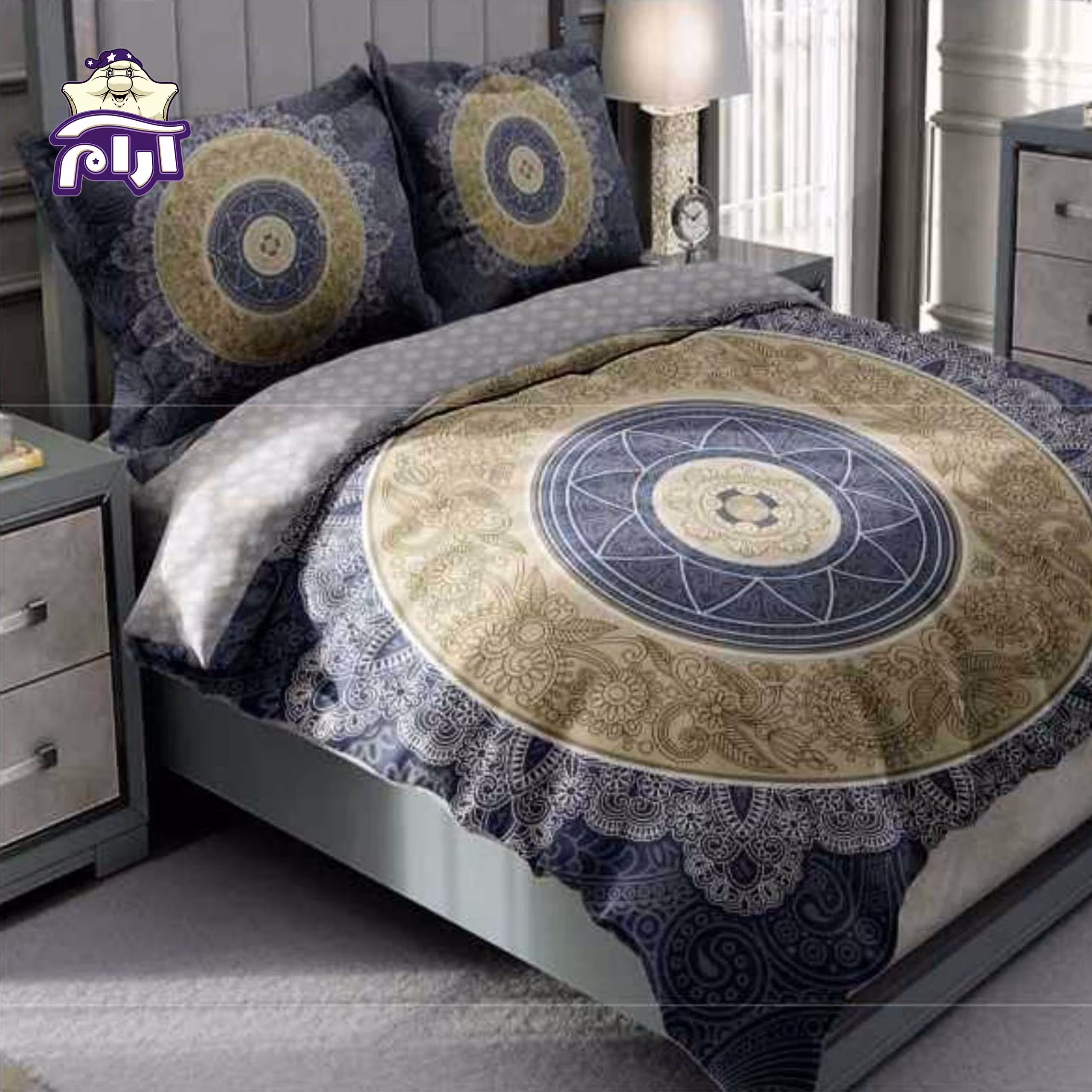 سرویس روتختی لحاف یک نفره سارای 4 تکه کد 3002