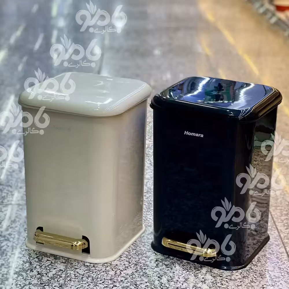 سطل تک زباله 15 لیتری همارا چهارگوش