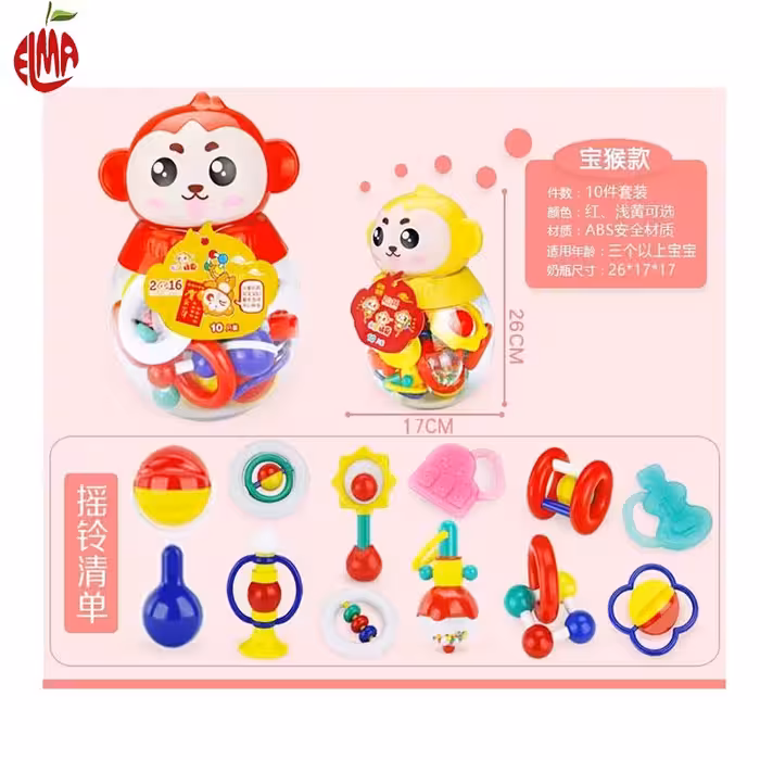 مجموعه جغجغه و دندانگیر میمون Dove