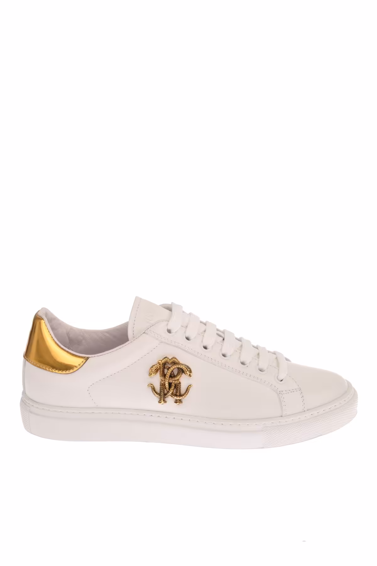 اسنیکر سفید زنانه کفش ورزشی طلایی B اندازه: 38 Roberto Cavalli