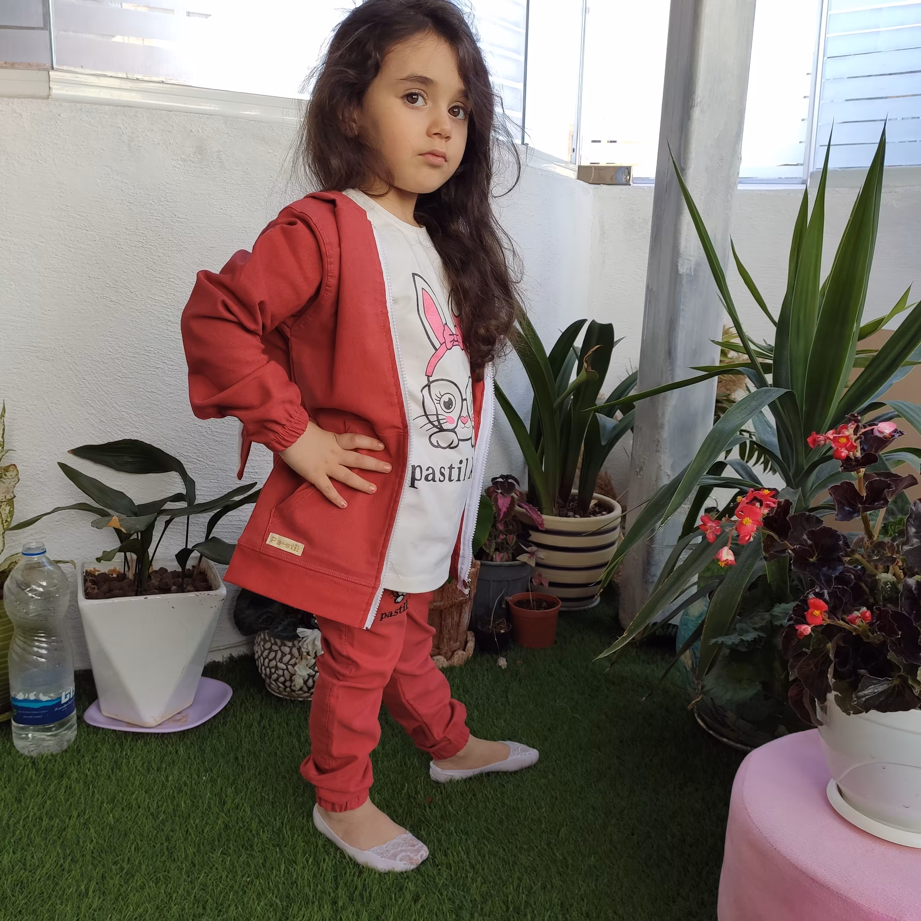 ست کتان دخترانه