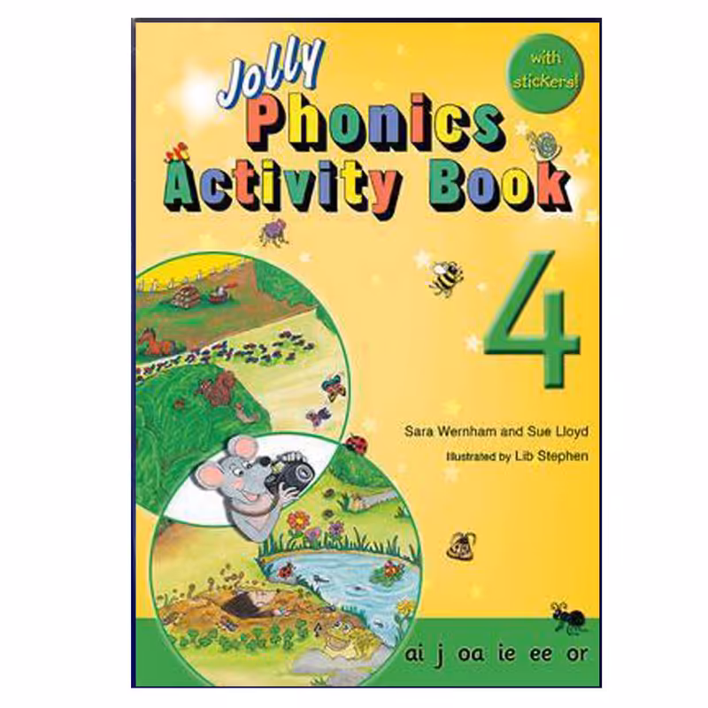 کتاب Jolly Phonics Activity Book 4 اثر Sue Lioyd and Sara Wernham انتشارات هدف نوین