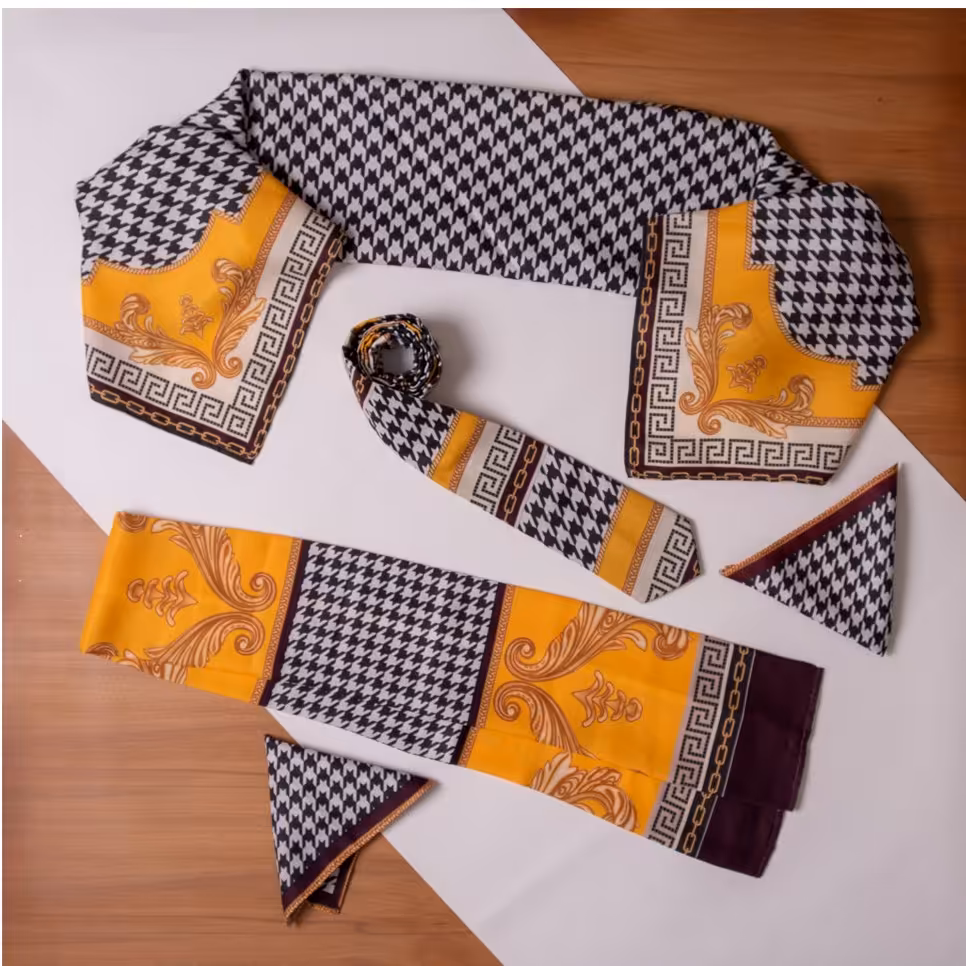 شال روسری کراوات و پوشت  کد14