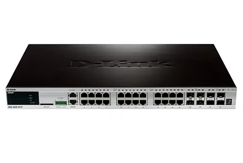 سوئیچ 28 پورت قابل مدیریت دی لینک مدل DGS-3620-28TC
