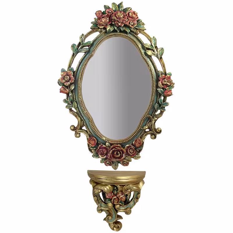 آینه و کنسول مدل گل