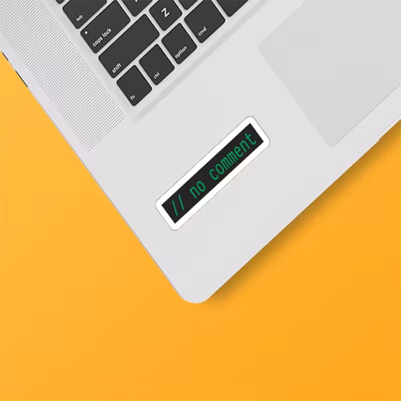 استکیر(برچسب) لپتاپ-طرح برنامه نویسی-کد427-سفارشی