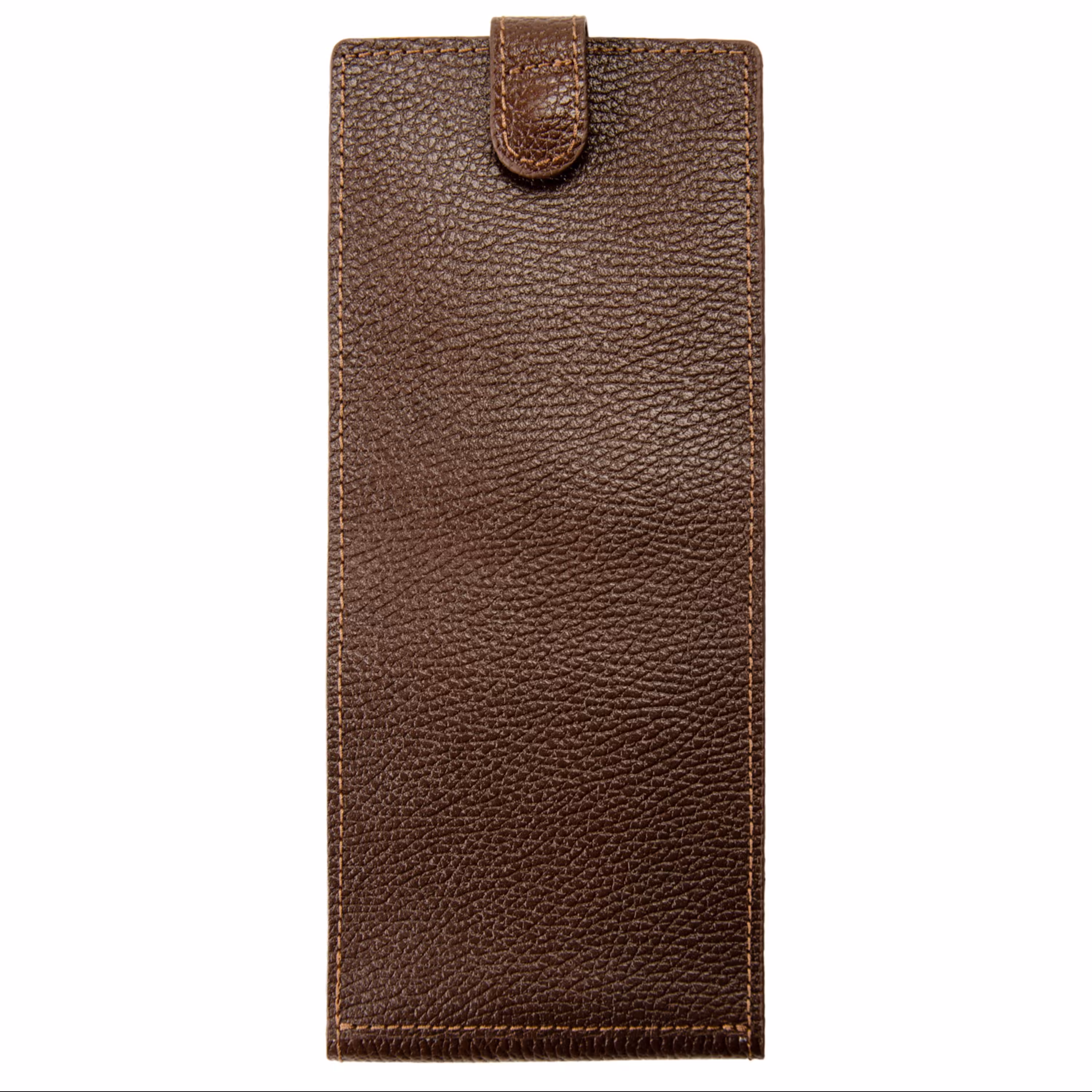 کیف دسته چک  چرم طبیعی فلوتر z3 رنگ قهوه ای