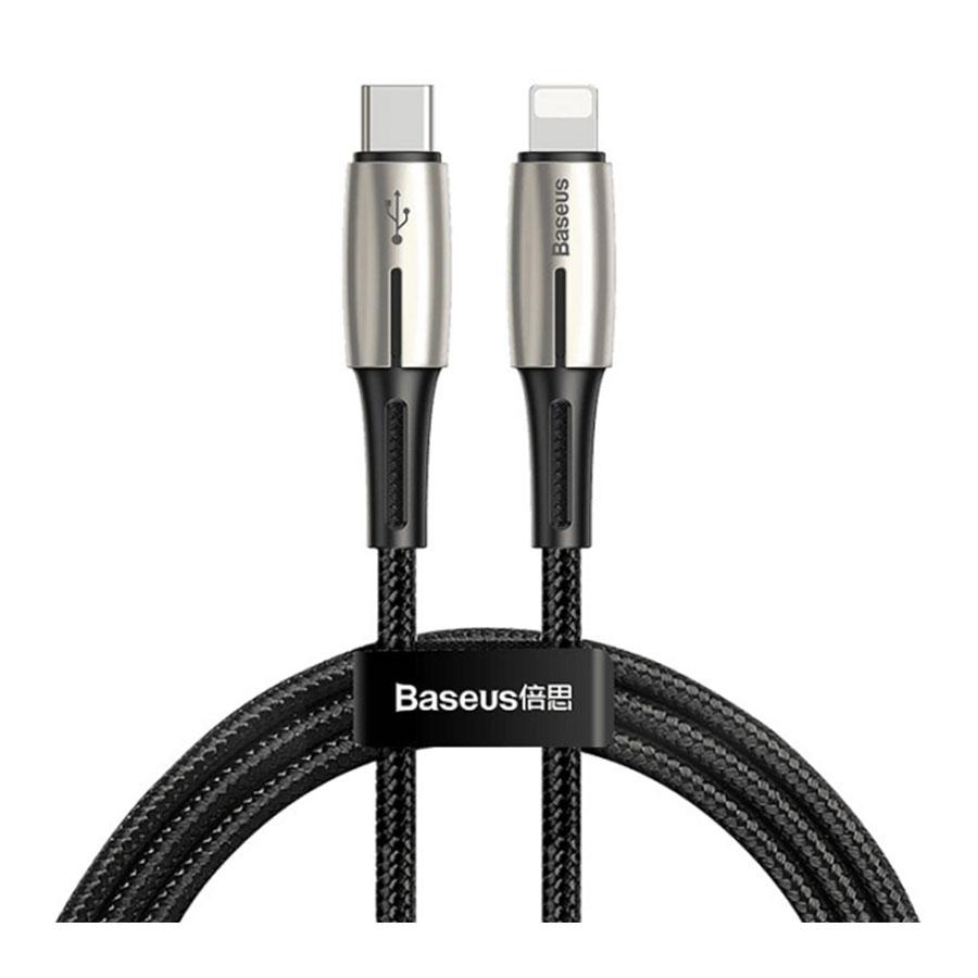 قیمت و خرید کابل تبدیل 1.3 متری USB-C به لایتنینگ بیسوس مدل Water Drop CATLRD-01 | یاس ارتباط