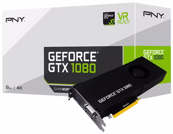 کارت گرافیک پی ان وای مدل VCGGTX10808PB GTX 1080  با حافظه 8 گیگابایت