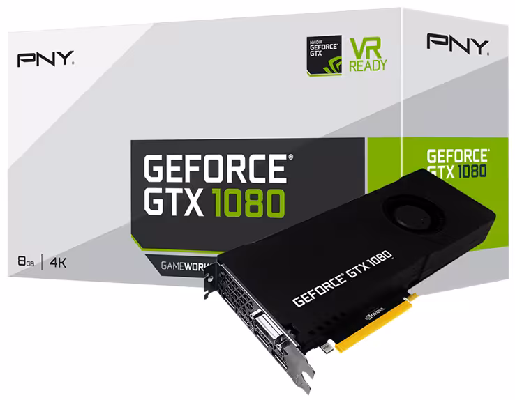 کارت گرافیک پی ان وای مدل VCGGTX10808PB GTX 1080  با حافظه 8 گیگابایت