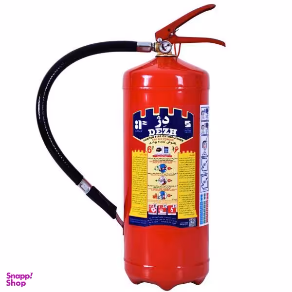 کپسول اتش نشانی پودری دژ 6 کیلوگرمی