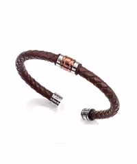 دستبند چرم مردانه و زنانه ویسروی, کد 6375P09011