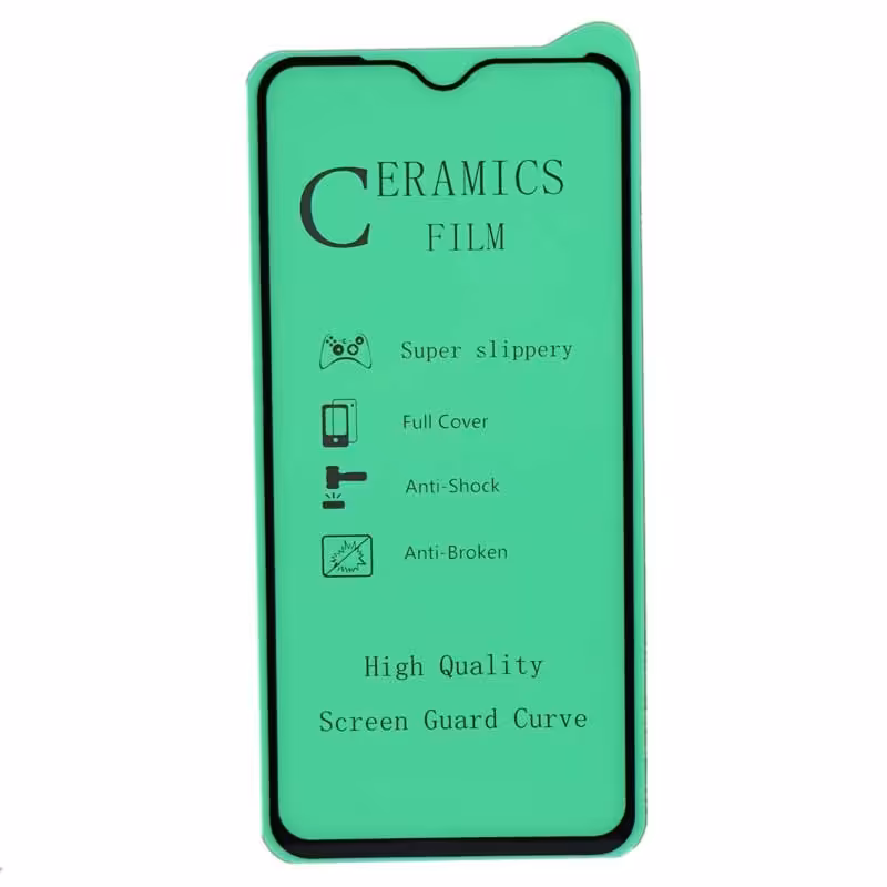 گلس سرامیکی A20 - A30 - A30 S - A50 - A50S - redmi note 7 - redmi 7 redmi 8 - 8a محافظ صفحه فول چسب LG Q60 K50