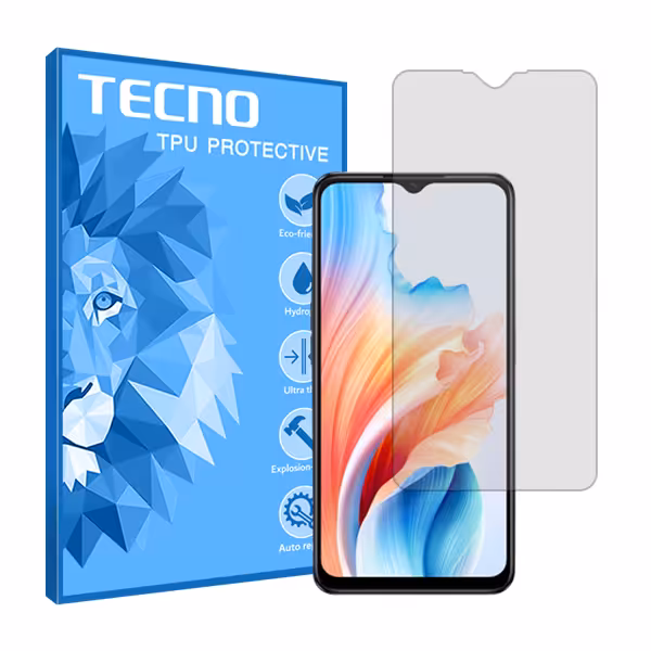 گلس اوپو Reno A مدل هیدروژلی شفاف برند تکنو کد S