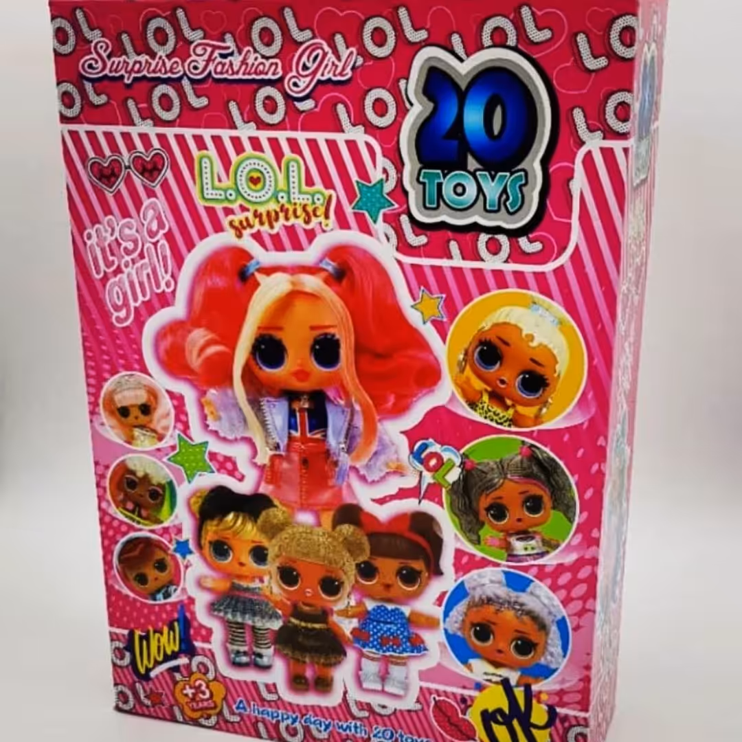 سوپرایز (شانسی ) گیفت باکس خیلی بزرگ 2 طرح جذاب باب اسفنجی و ال او ال